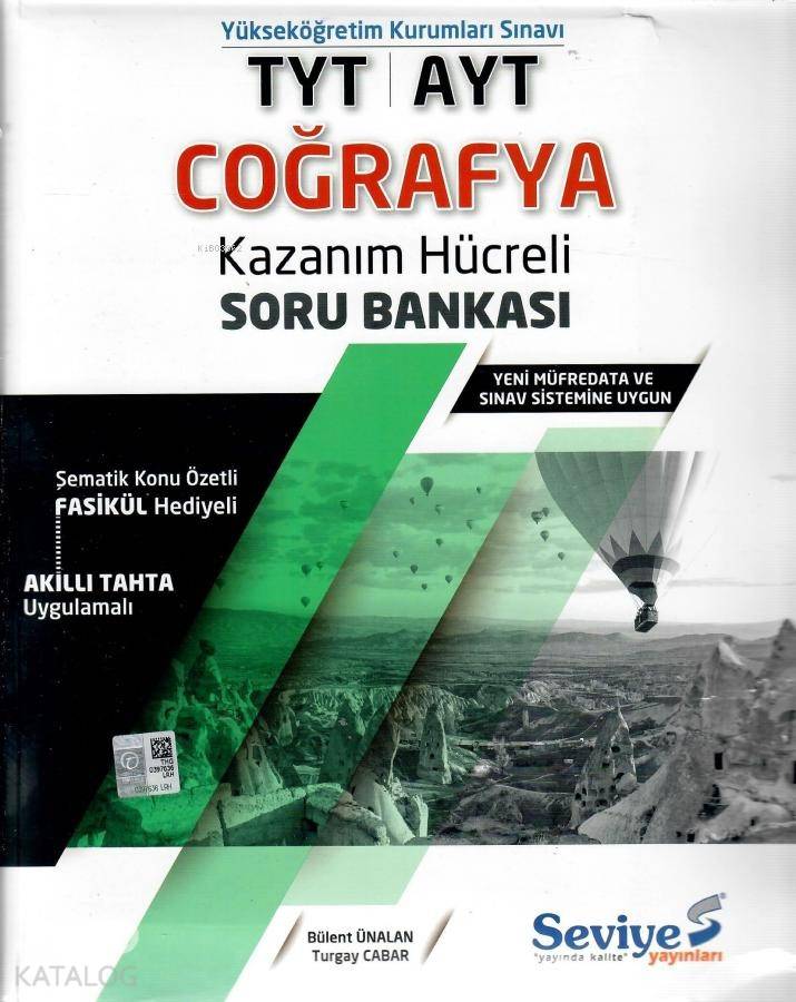 Seviye Yayınları TYT AYT Coğrafya Kazanım Hücreli Soru Bankası Seviye 