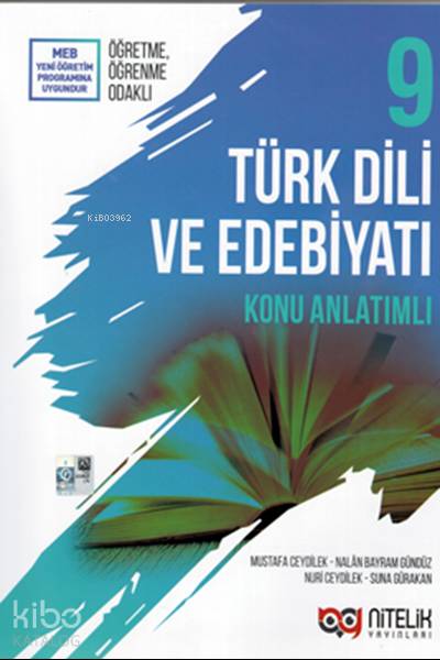 Nitelik Yayınları 9.Sınıf Türk Dili Ve Edebiyatı Konu Anlatımlı