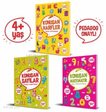  Konuşan Etkinlikler Serisi (4+ Yaş) (3 Kitap Takım) | Kolektif | İrem Sultan Tunç | Gizem Ulaş | Ali Osman Başkuyu | Gizem UlaşNihan Arda | Dokuz Yayınları | 9786257050869 | 