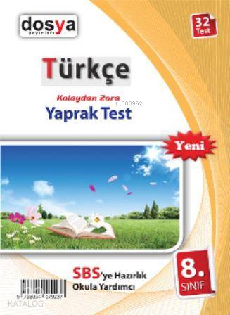 8. Sınıf Türkçe Yaprak Test