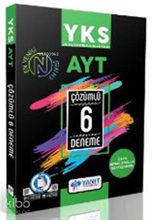 Yanıt Yayınları AYT Çözümlü 6 Deneme Yanıt 