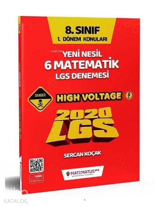 Matematus Yayınları 8. Sınıf 1. Dönem Yeni Nesil Matematik Denemesi Matematus 