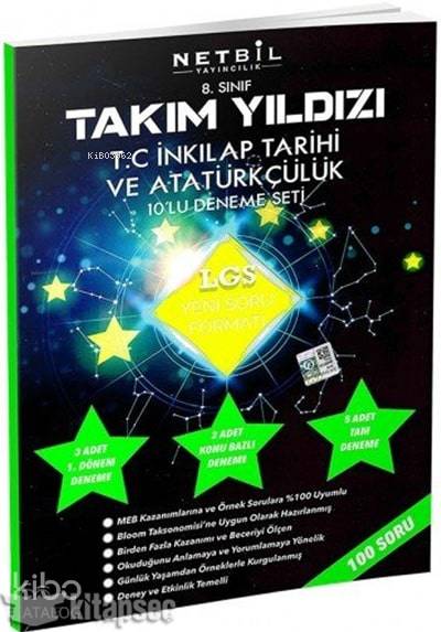 Netbil - 8. Sınıf Takım Yıldızı T.C. İnkılap Tarihi 1O Lu Deneme 