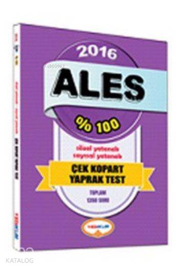 ALES Çek Kopart Yaprak Test 2016