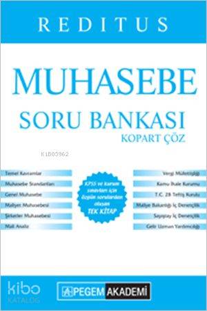 KPSS A Grubu Reditus Muhasebe Kopart Çöz Soru Bankası 2016