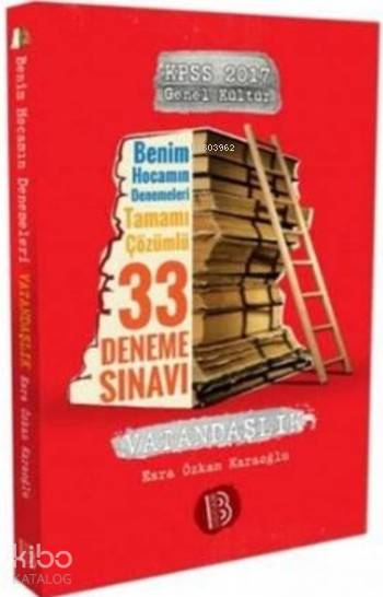 2017 KPSS Vatandaşlık Tamamı Çözümlü 33 Deneme