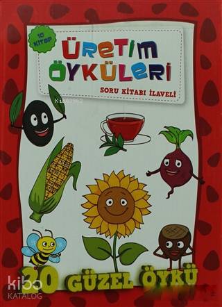  Üretim Öyküleri Seti (10 Kitap Takım) Ülkemizin En Önemli Ürünlerinden 20 Güzel Öykü Soru Kitabı İlaveli | Kolektif | Tuba Öztürk | Erdal Çakıcıoğlu | Esra Ogunday Bakır | Akvaryum Yayınları | 9786054662289 | 