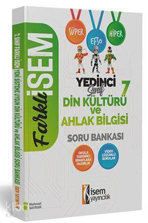 İsem Yayınları 7. Sınıf Din Kültürü ve Ahlak Bilgisi Soru Bankası İsem 