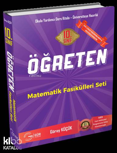  Gür Yayınları 10 Sınıf Öğreten Matematik Fasikülleri Seti Gür | Gür Yayınları | 9786056861222 | 