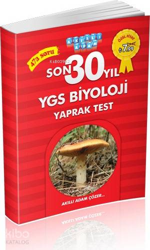 Son 30 Yıl YGS Biyoloji Yaprak Test