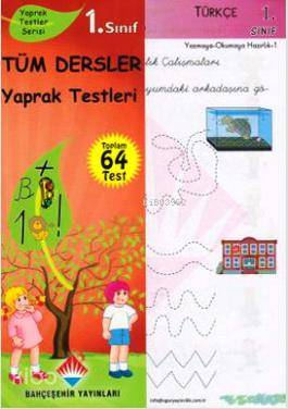 1. Sınıf Tüm Dersler Yaprak Testleri; Yaprak Testler Serisi - 64 Test