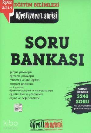 KPSS Eğitim Bilimleri Öğretiyoruz Serisi Soru Bankası 2 Kitap