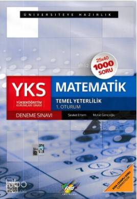 FDD Yayınları TYT Matematik 25x40 Deneme Sınavı FDD 