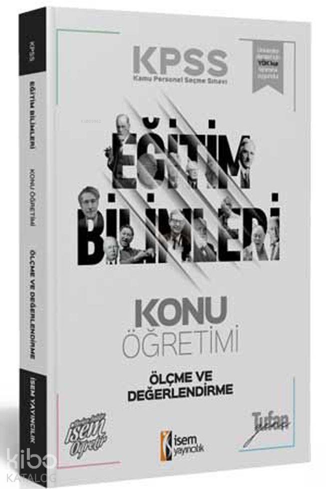 İsem Yayınları 2020 KPSS Eğitim Bilimleri Ölçme ve Değerlendirme Konu Anlatımı