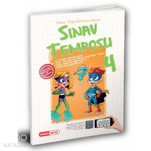 Kırmızı Beyaz Yayınları 4. Sınıf Sınav Temposu Kırmızı Beyaz 