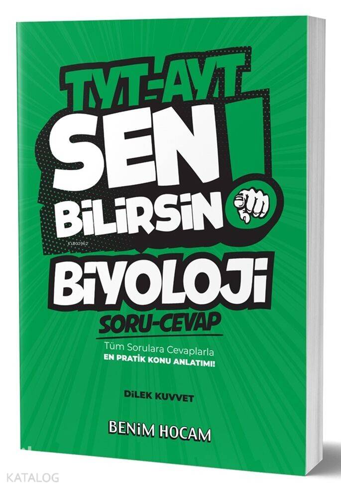 Benim Hocam Yayınları 2020 TYT AYT Biyoloji Sen Bilirsin Soru Cevap Kitabı Benim Hocam 