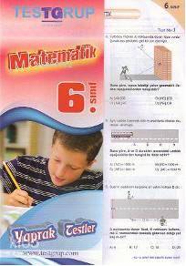 6. Sınıf| Matematik; Yaprak Testler