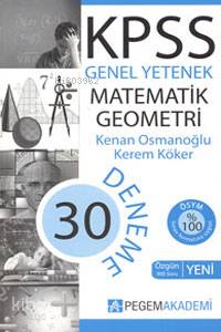 KPSS Genel Yetenek Matematik Geometri 30 Deneme 2012
