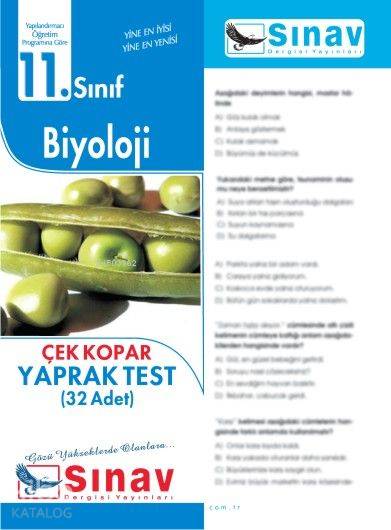  11 Sınıf Biyoloji Çek Kopar Yaprak Test (32 Adet) | 11 Sınıf Biyoloji Çek Kopar Yaprak Test (32 Adet) | Kolektif | Sınav Yayınları | 9786051232386 