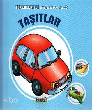 Tekerlemeli Boyama Kitapları 2 - Taşıtlar