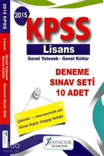 2015 KPSS Deneme Sınav Seti 10 Adet