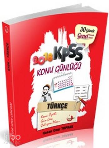 2018 KPSS Konu Günlüğü Türkçe