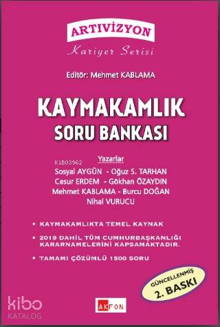 Kaymakamlık Soru Bankası Tamamı Çözümlü