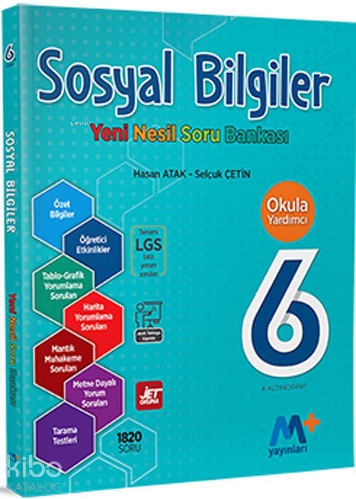 Martı Yayınları 6. Sınıf Sosyal Bilgiler Yeni Nesil Soru Bankası Martı 