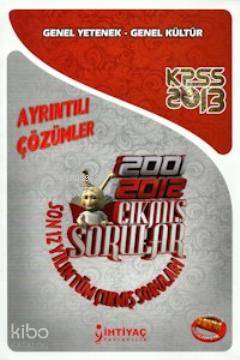 KPSS Genel Kültür Genel Yetenek 2001-2012 Çıkmış Sorular ve Ayrıntılı Çözümler