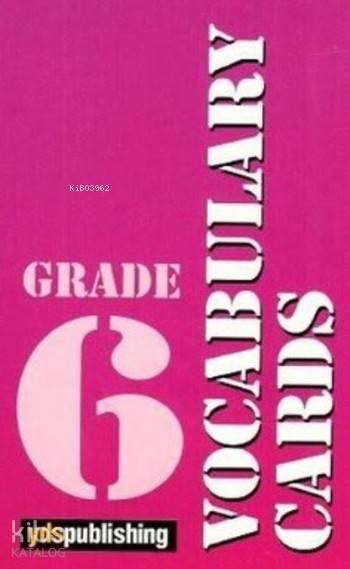 Vocabulary Cards Grade 6
