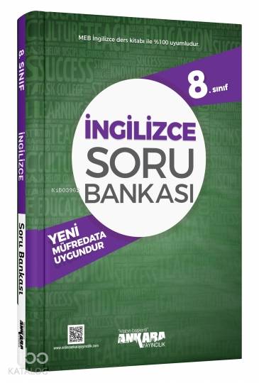 8. Sınıf İngilizce Soru Bankası Ankara Yayıncılık
