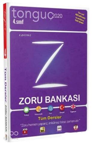 2020 4. Sınıf Tüm Dersler Zoru Bankası