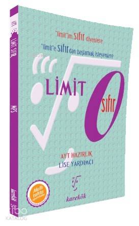  Karekök Yayınları AYT Limit Sıfır Karekök | Saadet Çakır | Karekök Yayınları (Hazırlık) | 9786057554499 | 