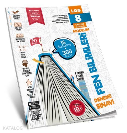 8. Sınıf Fen Bilimleri Modelim Deneme Sınavı Model Eğitim Yayınları