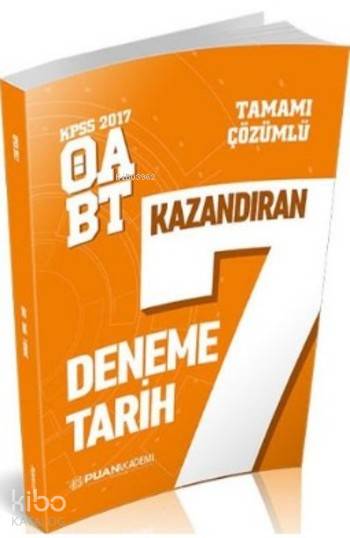 KPSS ÖABT Tarih Öğretmenliği Tamamı Çözümlü 7 Kazandıran Deneme 2017