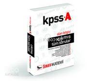  2012 KPSSA Alan Bilgisi Çıkmış Sorular Soru Bankası | 2012 KPSSA Alan Bilgisi Çıkmış Sorular Soru Bankası | Komisyon | Sınav Yayınları | 9786054374328 