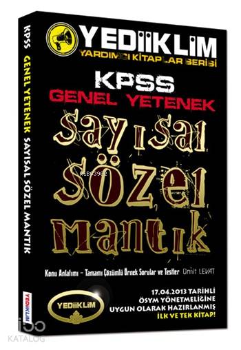 KPSS Genel Yetenek Sayısal Sözel Mantık 2015