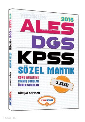KPSS ALES DGS Sayısal Sözel Mantık Soru Bankası