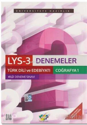 LYS-3 Denemeler Türk Dili ve Edebiyatı Coğrafya-1 4'lü Deneme Sınavı