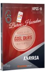 2018 KPSS Anayasa Bire Bir Özel Ders Notları