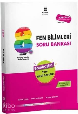 Başka Yayınları 8. Sınıf LGS Fen Bilimleri Bambaşka Soru Bankası Başka
