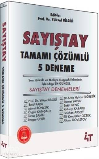 Sayıştay Tamamı Çözümlü 5 Deneme