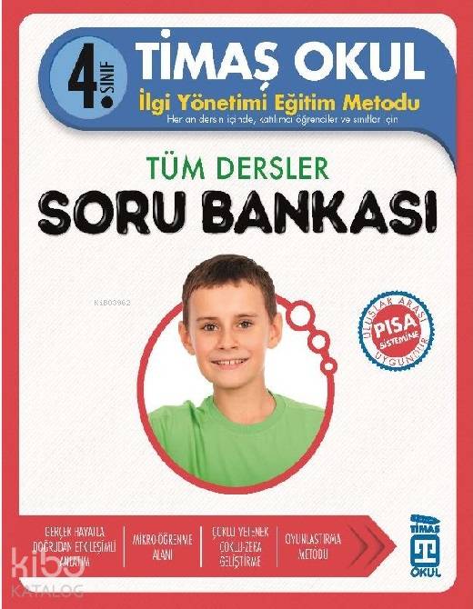  4 Sınıf Tüm Dersler Soru Bankası | 4 Sınıf Tüm Dersler Soru Bankası | Celal Akbaş | Timaş Okul | 9786050817492 