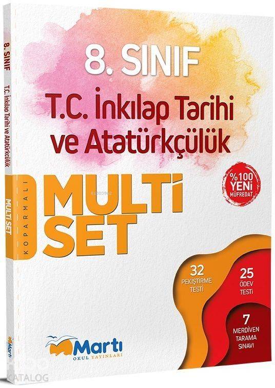 Martı Yayınları 8. Sınıf LGS T.C. İnkılap Tarihi ve Atatürkçülük Multi Set Martı 
