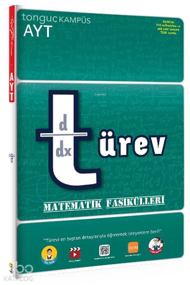Tonguç Yayınları AYT Türev Matematik Fasikülleri Tonguç Akademi Y