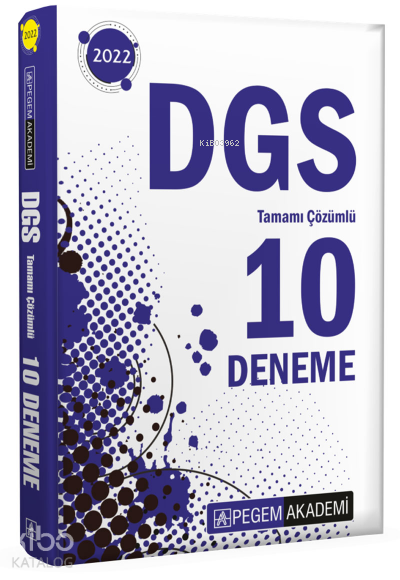 2022 DGS Tamamı Çözümlü 10 Deneme ( Fasikül )