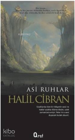 Asi Ruhlar | Halil Cibran | Araf Yayınları | 9786054533848 | 