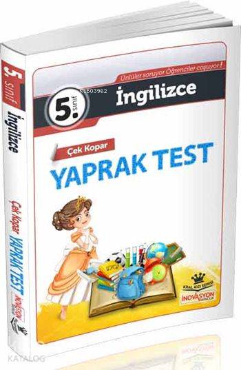 5. Sınıf İngilizce Çek Kopar Yaprak Test