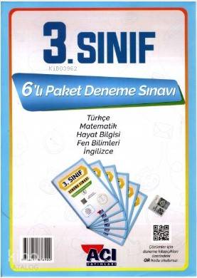 Açı Yayınları 3.Sınıf 6 lı Paket Deneme Sınavı