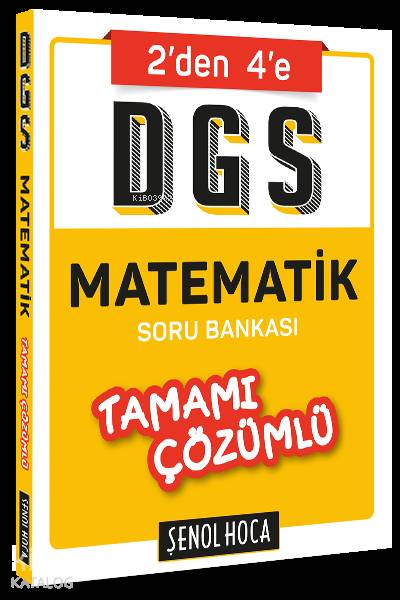 Şenol Hoca Yayınları DGS Matematik Tamamı Çözümlü Soru Bankası Şenol Hoca 